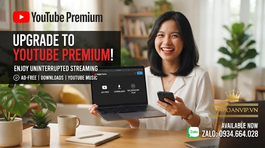 tài khoản youtube premium