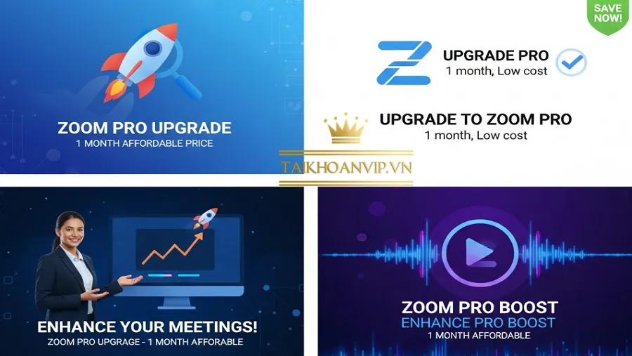 Quy trình nâng cấp Zoom Pro tại Taikhoanvip.vn