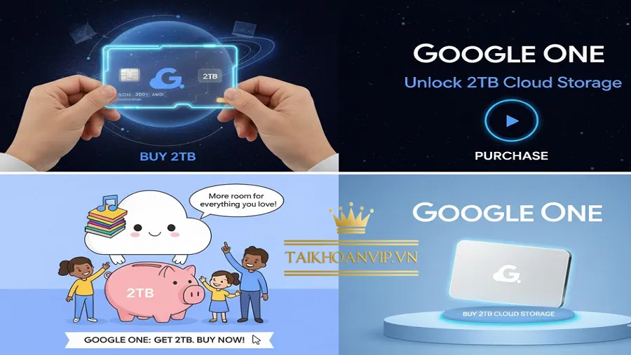 Các gói dịch vụ của Google One