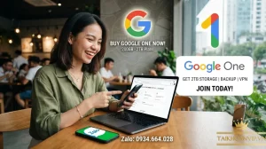 Mua Google One Chính Chủ Mở Rộng Dung Lượng Drive, Gmail...