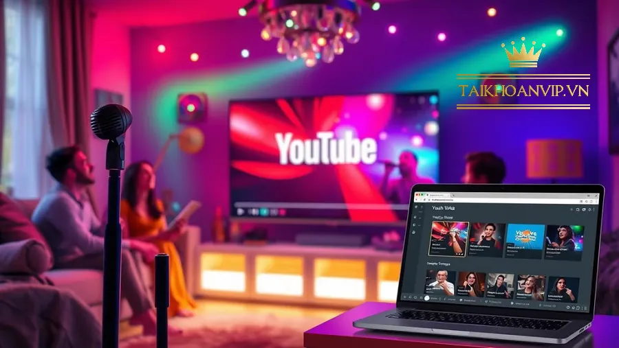 Hướng dẫn hát & tạo video karaoke trên YouTube qua com YouTube Studio. Nghe nhạc không quảng cáo, tải offline với YouTube Premium chính chủ tại Taikhoanvip.vn.