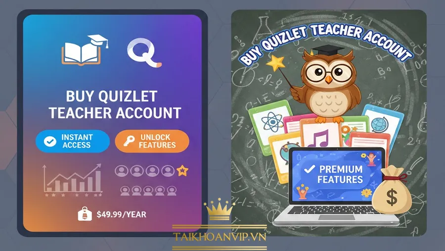 Tính năng nổi bật của Quizlet Plus Teacher chính chủ