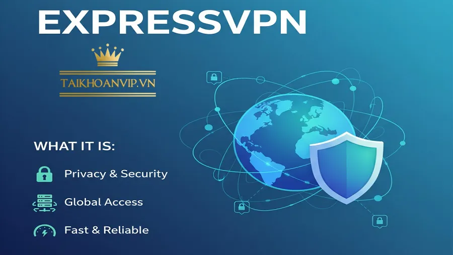 ExpressVPN là gì? Giải thích đầy đủ công nghệ, tính năng và lý do nên dùng VPN mạnh nhất 2025. Hỗ trợ mua ExpressVPN giá tốt.