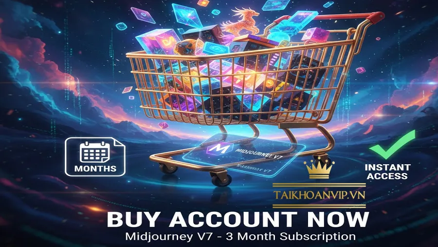Mua tài khoản Midjourney để trải nghiệm V7 tốt nhất