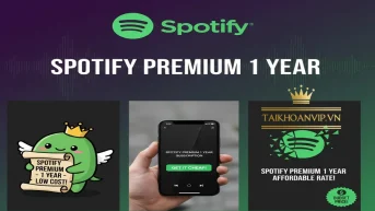 Spotify Premium 1 năm tiết kiệm, không quảng cáo, nghe offline. Kích hoạt nhanh 2 phút, bảo hành đầy đủ. Mua ngay tại Taikhoanvip.vn.