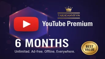 YouTube Premium giá bao nhiêu? Giá rẻ, giao nhanh 5–15 phút, đầy đủ tính năng. Mua YouTube Premium ổn định, chính chủ tại Taikhoanvip.vn.