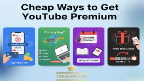 Hướng dẫn cách mua YouTube Premium giá rẻ, ổn định, không quảng cáo. Mua Premium chính chủ, giá tốt tại Taikhoanvip.vn.