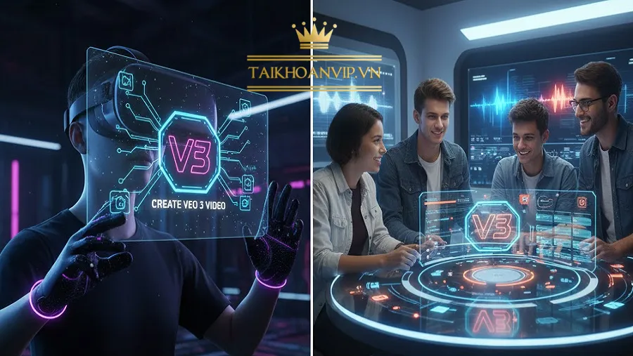 Hướng dẫn chi tiết cách tạo video Veo 3 bằng AI. Mẹo tối ưu, cách viết prompt và gợi ý mua tài khoản Veo 3 giá tốt tại Taikhoanvip.vn.