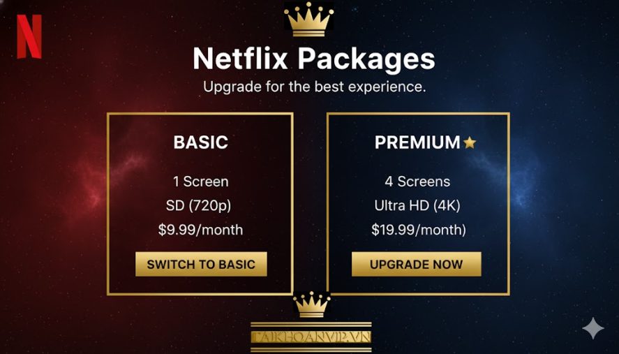 Netflix gói nào xem được phim mới nhất?