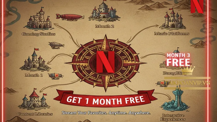 Lợi ích khi mua Netflix 3 tháng tại Taikhoanvip.vn
