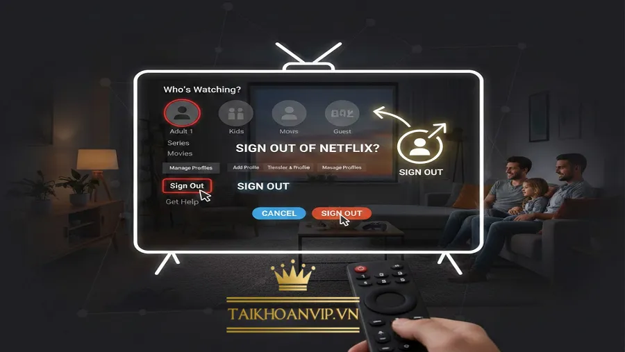 Đăng xuất Netflix trên TV – Hướng dẫn tất cả Smart TV nhanh nhất 2024