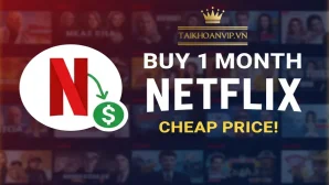 Mua Netflix 1 tháng giá rẻ – Xem phim 4K, giao nhanh tại Taikhoanvip.vn