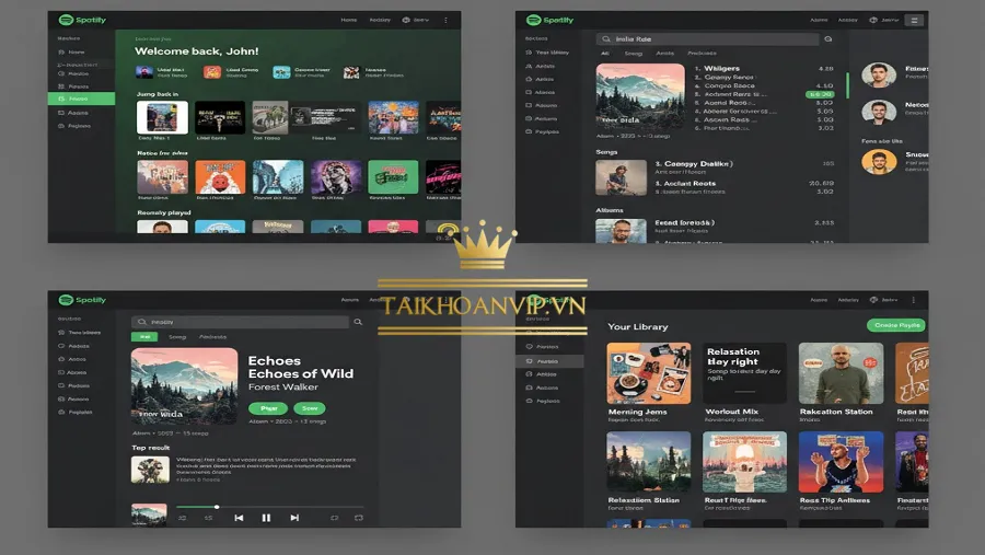 Khám phá Spotify website, nghe nhạc không giới hạn. Đăng ký Spotify Premium hoặc mua Spotify Premium giá rẻ tại Taikhoanvip.vn chỉ từ 49.000đ!