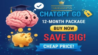 Mua chatgpt giá rẻ, có ChatGPT Go và các gói mạnh hơn. Giao nhanh, bảo hành đầy đủ – địa chỉ uy tín Taikhoanvip.vn.
