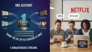 1 tài khoản Netflix dùng được bao nhiêu người? Giải thích chi tiết 2025