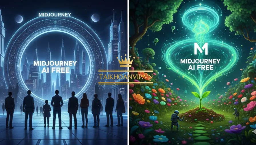 Midjourney AI Free là gì? Sự thật & cách dùng Midjourney V7 hiệu quả