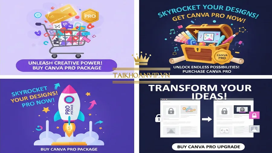 Mua gói Canva Pro giá rẻ – Đầy đủ tính năng, giao nhanh tại Taikhoanvip.vn