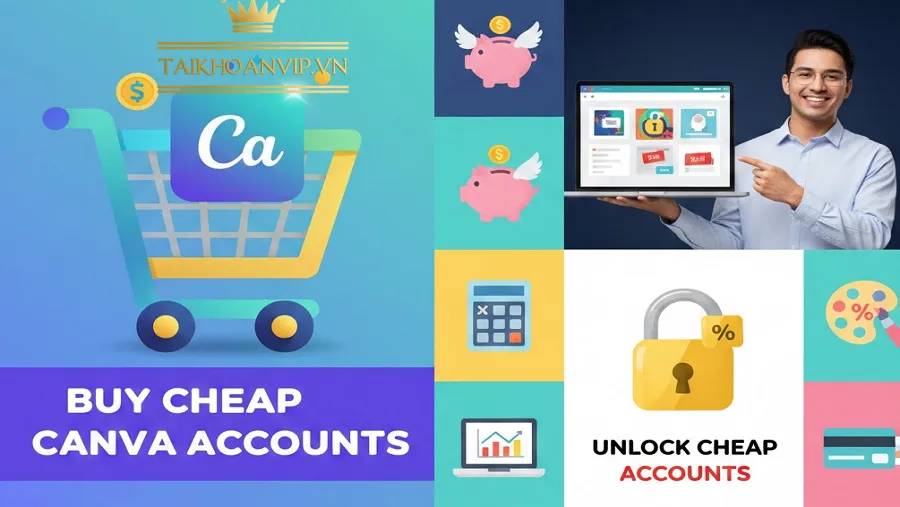 Mua tài khoản Canva giá rẻ – Full Pro, giao nhanh, uy tín tại Taikhoanvip.vn