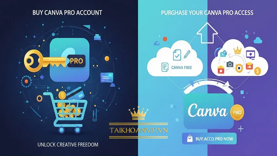 Mua TK Canva Pro giá rẻ – Full tính năng, giao nhanh tại Taikhoanvip.vn