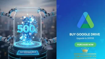 Mua Google Drive giá rẻ gói 500GB | Nâng cấp Google One chính chủ