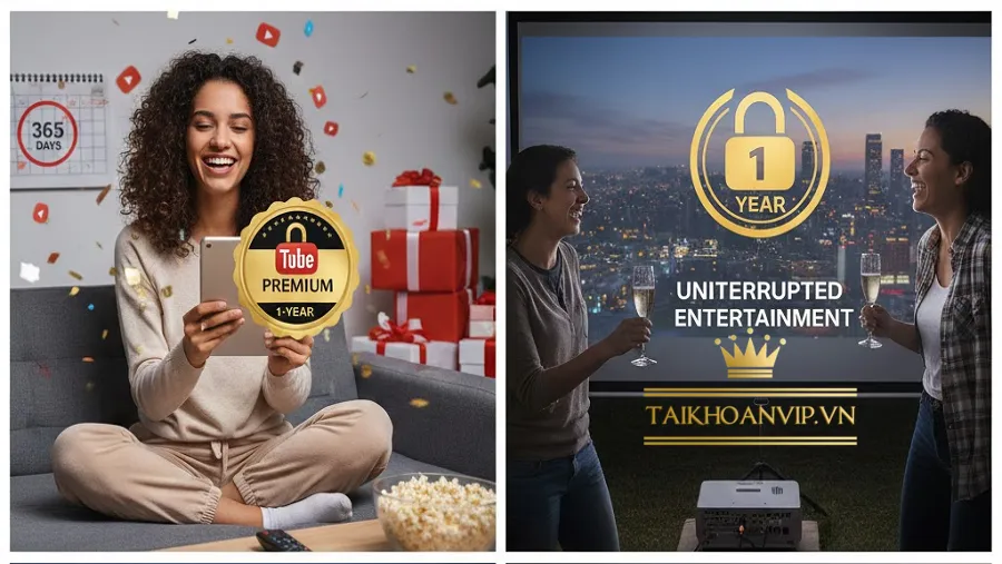 Gói YouTube Premium 1 Năm Giá Rẻ 549K – Không Quảng Cáo