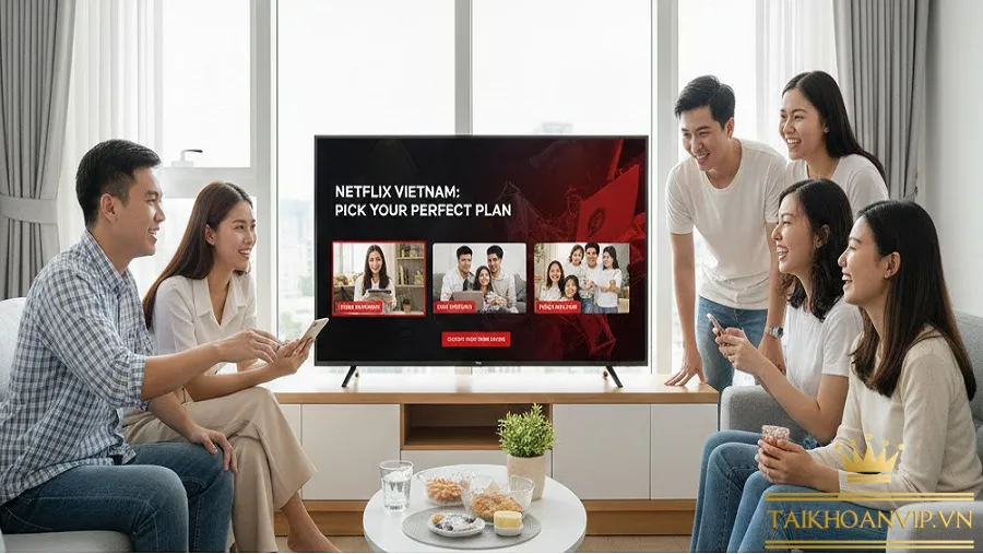Bảng so sánh các gói Netflix tại Việt Nam phổ biến