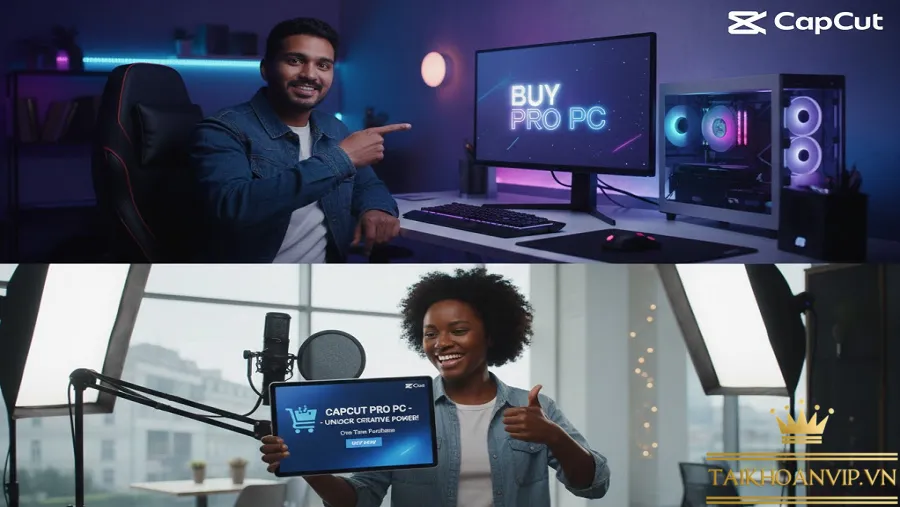 Mua CapCut Pro PC giá rẻ chỉ có 49k/tháng - Tài khoản CapCut Pro