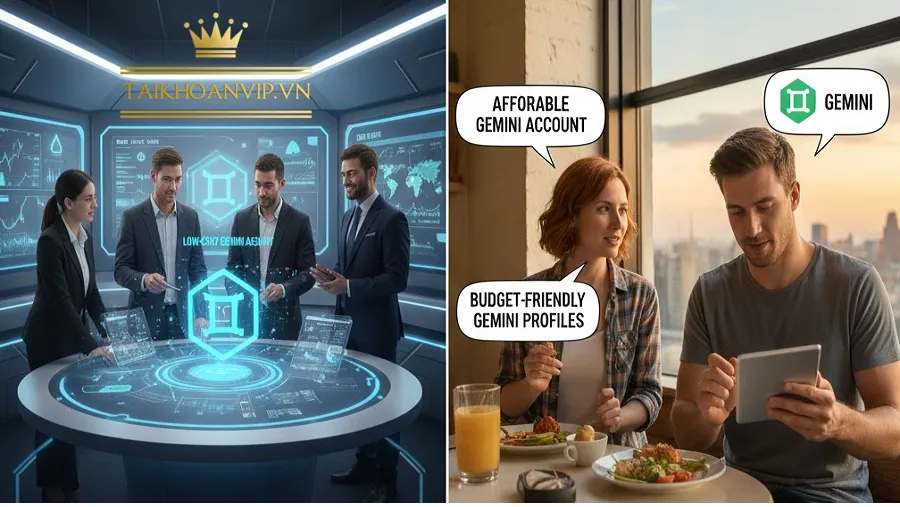Mua tài khoản gemini giá rẻ và Ưu điểm nổi bật khi mua tài khoản Gemini giá rẻ