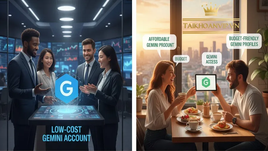 Tài khoản Gemini giá rẻ 50k/tháng - Mua Gemini Pro, Gemini 2.5 Pro