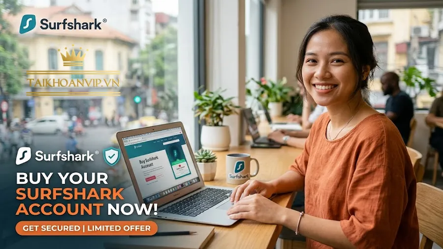 Mua Tài khoản Surfshark VPN Giá Rẻ Chính Hãng 2026