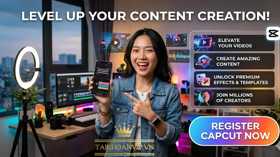 Cách đăng ký CapCut trên máy tính