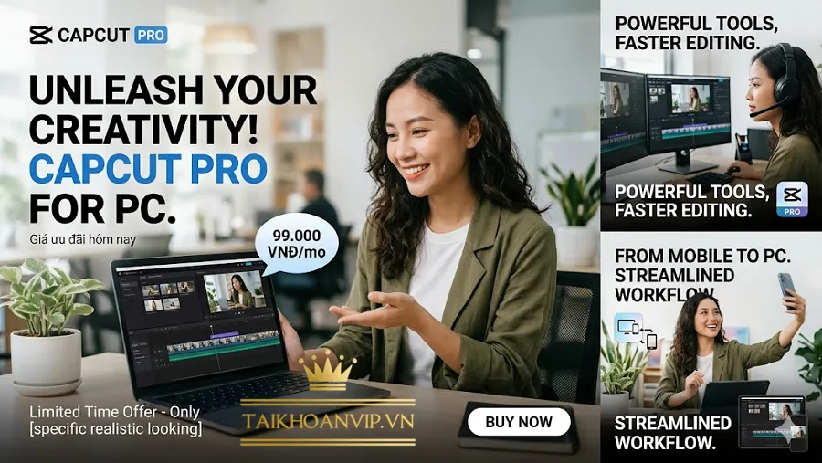 Lưu ý khi mua tài khoản CapCut Pro