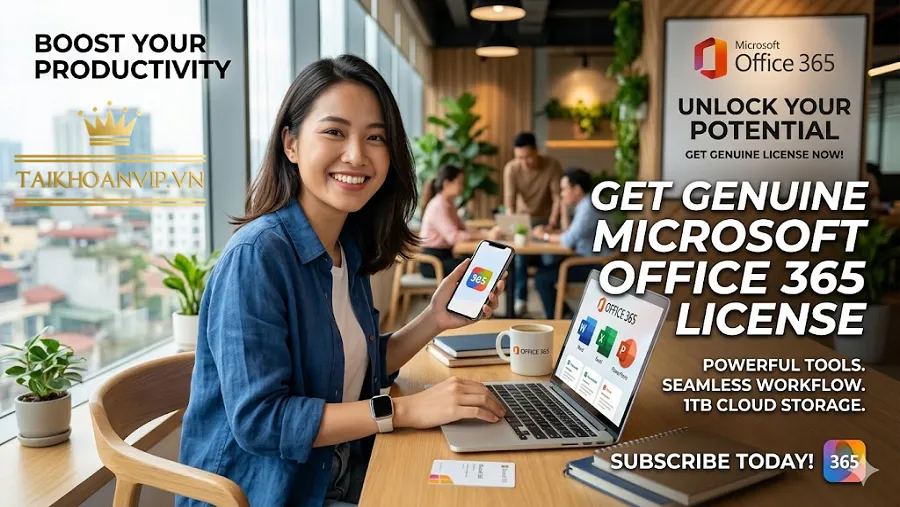 Vì sao nên mua Office 365 tại Taikhoanvip?