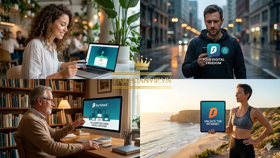 Hệ thống máy chủ toàn cầu của Surfshark