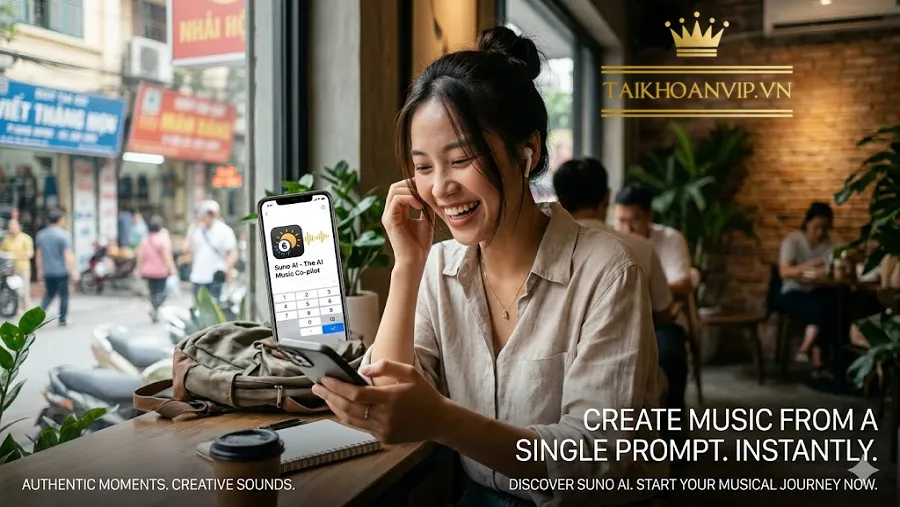 Suno VN đăng nhập nhanh chóng – Không lỗi, không VPN