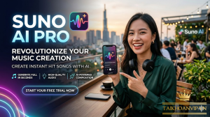 Suno AI Pro – Tạo Nhạc AI Chuyên Nghiệp | Mua Tài Khoản Suno AI Giá Rẻ