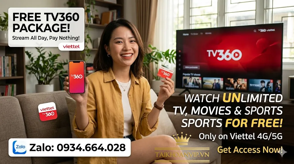 Gói cước TV360 Viettel miễn phí