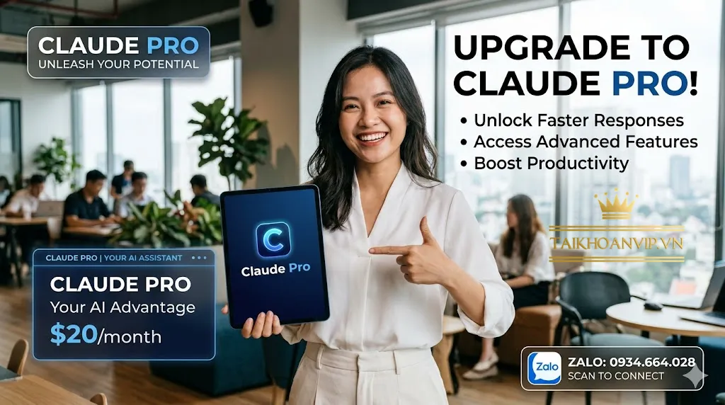Mua Claude Pro Giá Rẻ Uy Tín – Tài Khoản Claude AI Chính Hãng