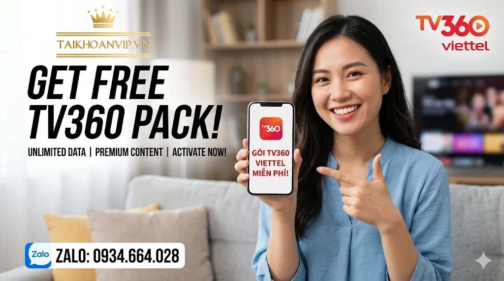 mua Gói cước TV360 Viettel miễn phí giá rẻ
