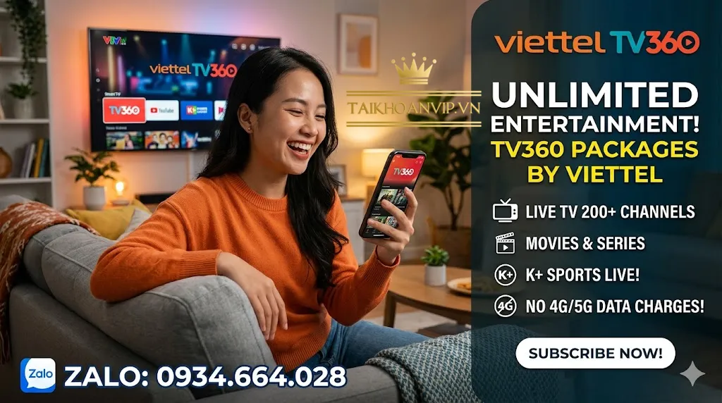 mua Gói cước TV360 Viettel