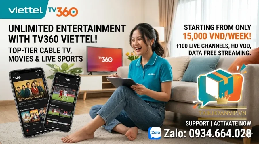 mua Gói cước TV360 vip Viettel