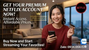 Mua Acc Netflix Giá Rẻ 2026 – Uy Tín, Dùng Ngay