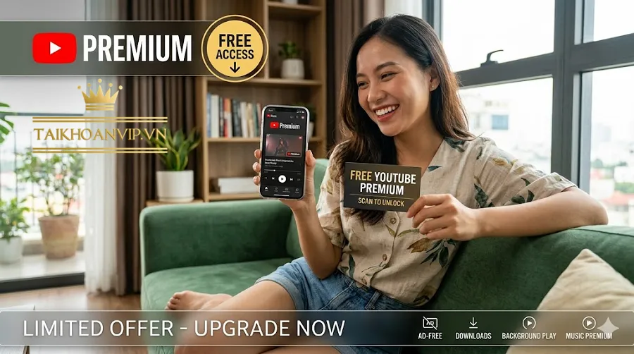 Các cách nhận YouTube Premium miễn phí hợp pháp