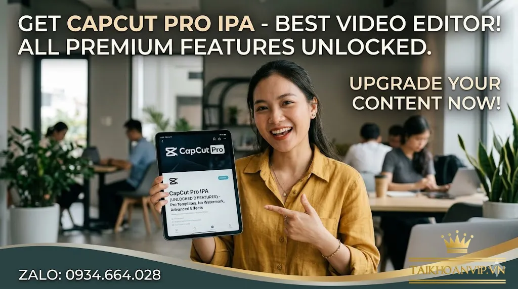 Mua capcut pro ipa