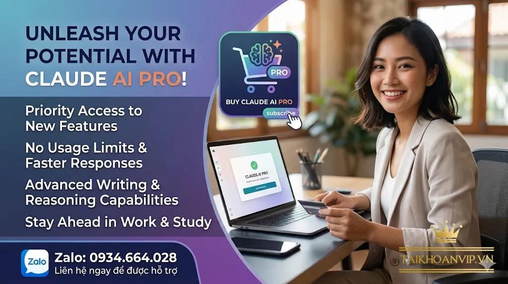 mua tài khoản claude ai pro giá rẻ