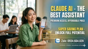 Claude AI giá rẻ 2026 – Mua tài khoản Claude Pro uy tín, tiết kiệm
