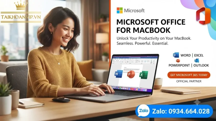 Microsoft Office cho MacBook | Office 365 Chính Hãng