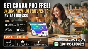 Cách tạo tài khoản Canva Pro miễn phí mới nhất 2026