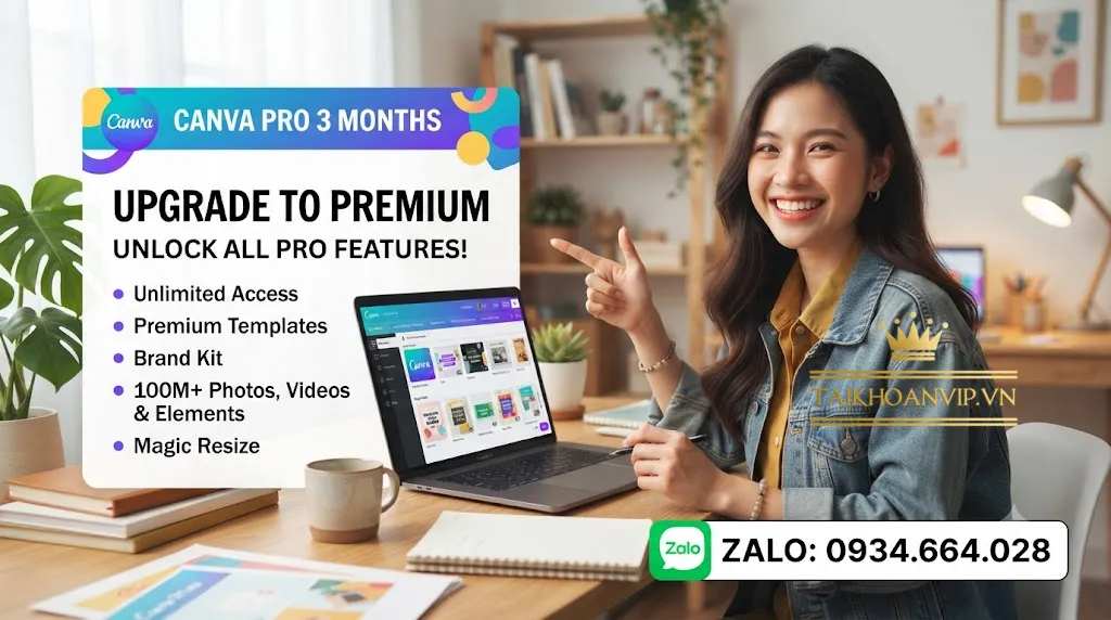 mua canva pro 3 tháng rẻ