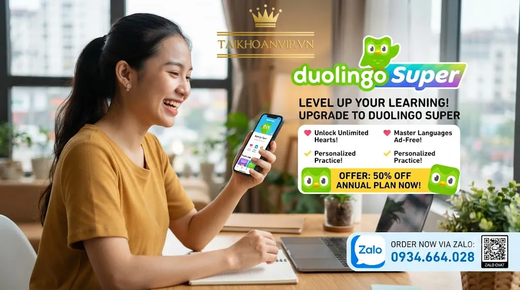mua duolingo super